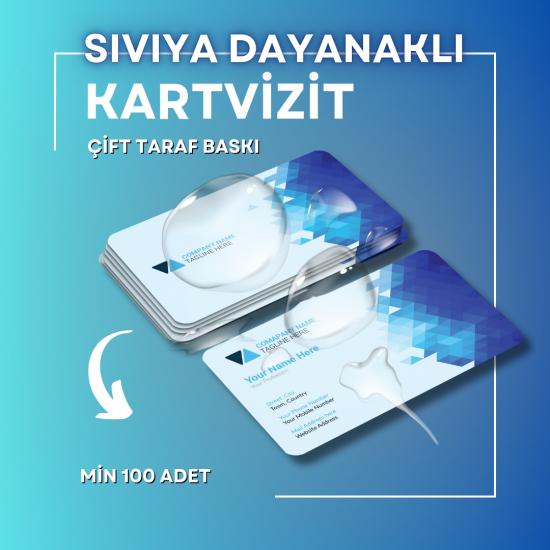 Sıvıya Dayanıklı Kartvizit